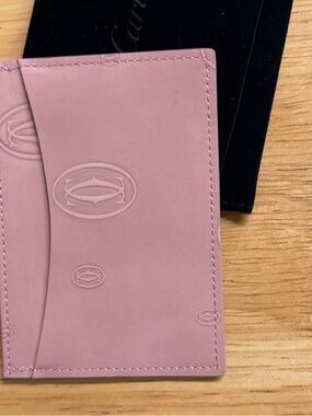 Cartier Pink leather wallet